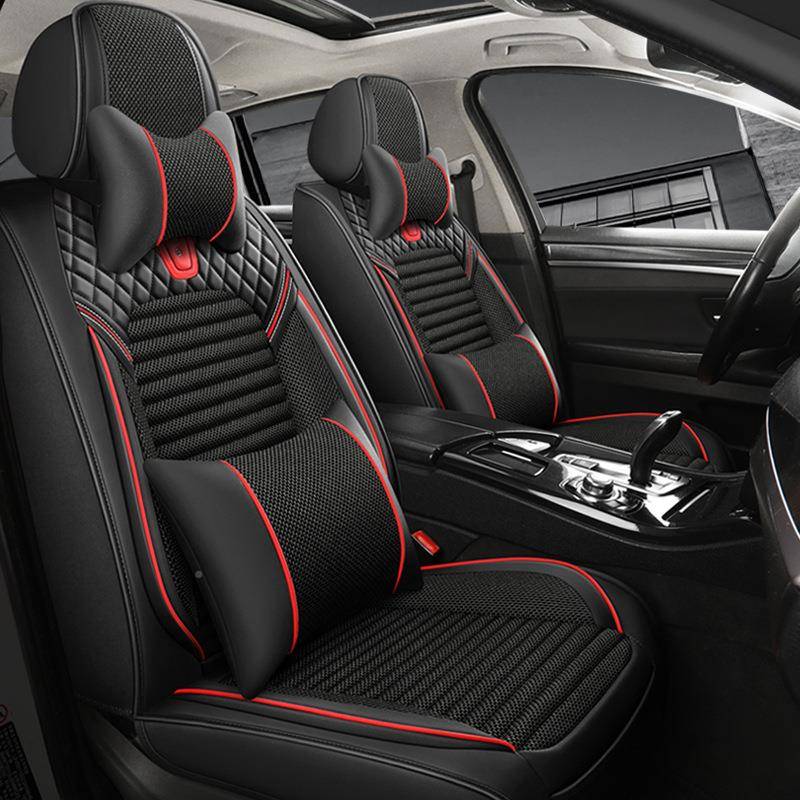 2垫3新款纤麻商务汽座套四季通包用小车五座全坐车垫套575透气坐