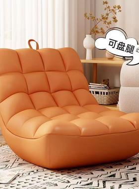 网红约简懒人沙发可躺可睡豆袋毛毛虫沙躺椅卧室79613小单发阳台