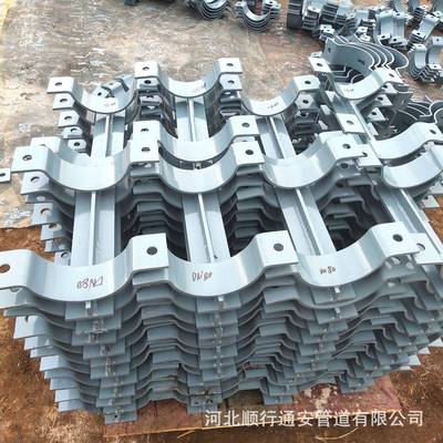 焊接型管道吊撑加筋焊接型管管托MDP管夹型导向支支座道支架
