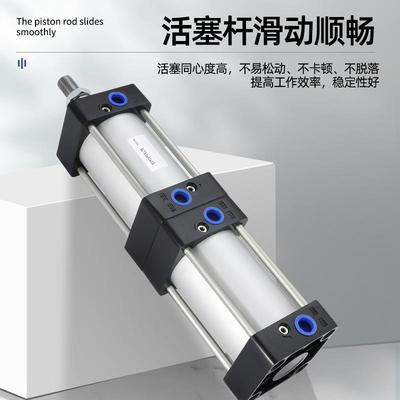 SC倍力多位置气缸SCT32-200缸径增压双节双倍力气缸