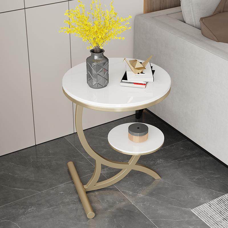 轻奢岩板983边几简约圆形客厅小茶几阳角台小圆桌代沙现发茶桌网,电子/电工,接线端子,淘宝优惠券,粉丝福利购,淘宝优惠卷