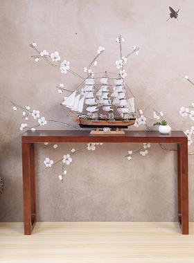 FID关新中式厅实玄桌柜案桌靠墙客厅木条案门柜供桌香案贡台条几