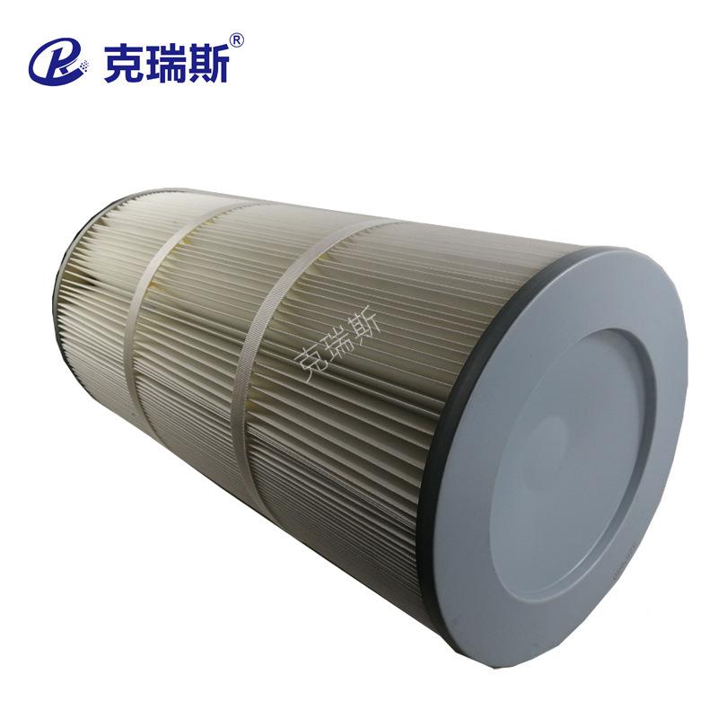瑞斯工业除滤尘长滤替筒代滤袋环保聚克酯ZXH纤维除尘抛丸机滤芯