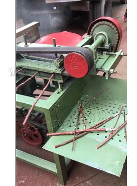 QLQ型红柳端部削机夏烧烤签季子磨削机小木尖质圆棒签尖头打磨机