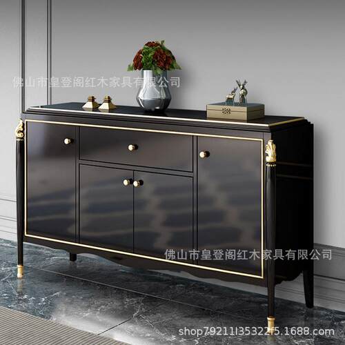 美式奢玄关柜意式极简入户门隔断柜储物大379厅小轻户型过道餐边