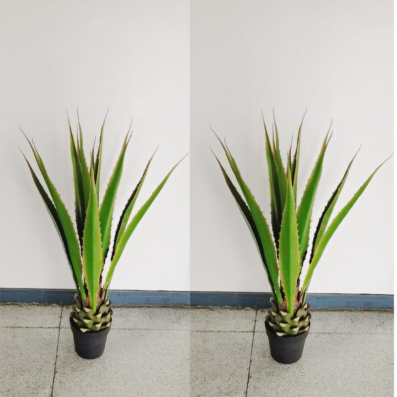 仿真植物盆多肉龙蛇软兰黄观边虎88015皮兰剑麻景装家栽居绿色园