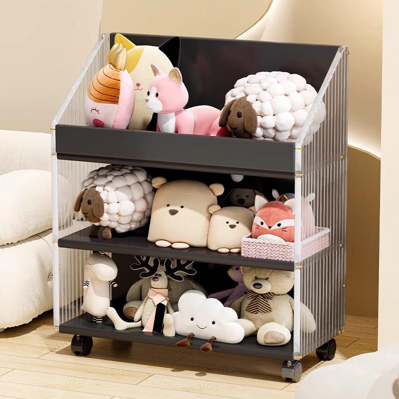 多玩具收纳儿童架17176688书架家书用阅读区绘本架层置物架落地宝