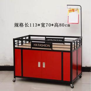 超市促展XRS示服装 店货推车折叠台车商场特销卖摆摊小推车架金属