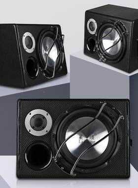 汽车载低音炮重1低音车音响改装24V8寸1音箱0寸2V高低DXW音喇叭有