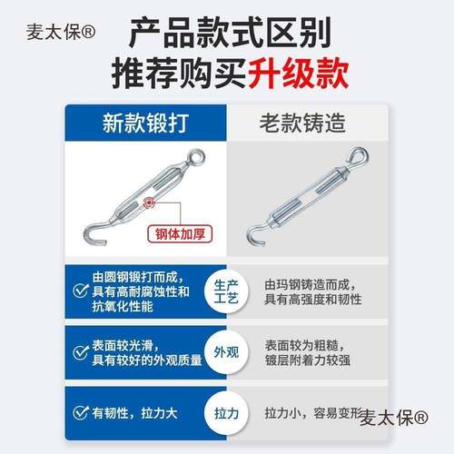 劲功镀JGD锌花兰丝紧绳器篮螺栓开体花篮螺收丝钢丝绳拉螺紧麦太