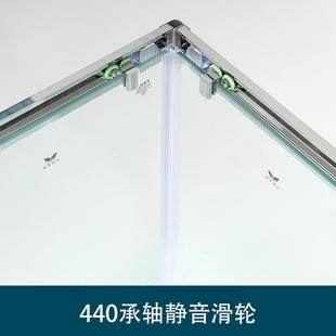 砂方形双移定门淋磨浴房淋浴隔断可广东工厂沐浴房 新892款