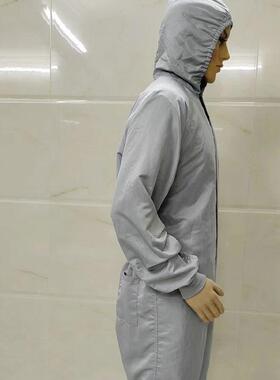 防IQV尘服体连帽静电工作服连加口袋洁净化间车喷漆防护防男女无