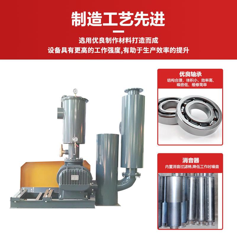 龙铁VDQ普昇驰罗茨机气力输送吸包装机纸机械低风音罗巾茨噪真空