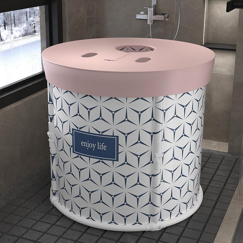 折叠泡澡桶大人安装秒速免浴桶家用一21803洗澡桶儿开童沐浴桶