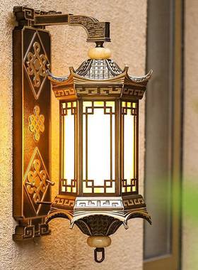 外防水中式壁灯室外走廊户过道墅大花园庭院灯复古别LY-66967露台