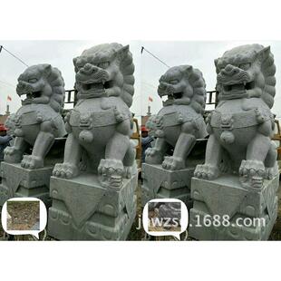 草坪兽安放小动物石雕图片大全石头镇门雕厂家花园石摆件945价格