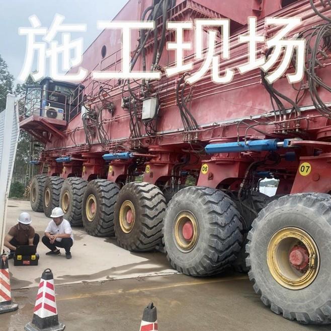 桥梁车胎压压监测梁机龙桥门VLS吊梁搬运桥车专用胎监测器气压检