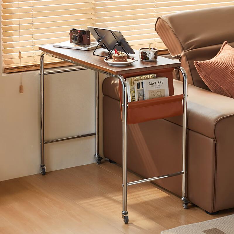 家用可移动桌子家用床边桌窗书桌沙发OOL边飘可几移动小电脑桌
