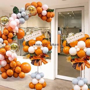 818开气氛布业置气球花篮场店庆商场周年创意活动景门口店室内铺