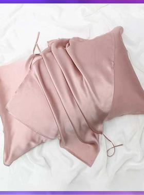 ?蝶绣19姆F$p$%pb*米重磅真丝枕巾苏州0丝10桑绸蚕丝家简用约绑带