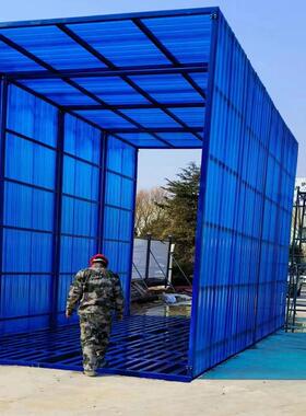 水全封闭洗车冲机工地轮机底洗部两侧喷红外感78078应车辆自动洗