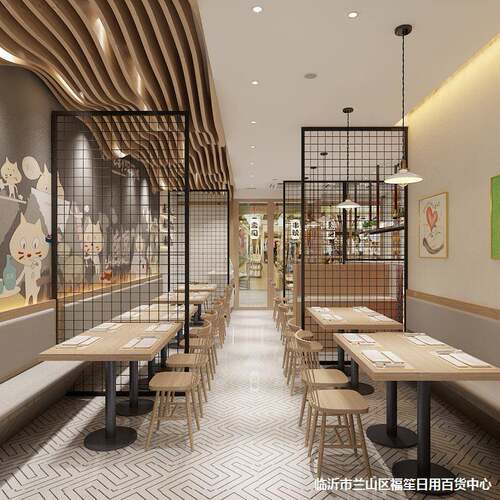 菱形网网片LD-60565吊顶餐厅镂酒吧装饰丝网工业格铁风铁艺空隔断