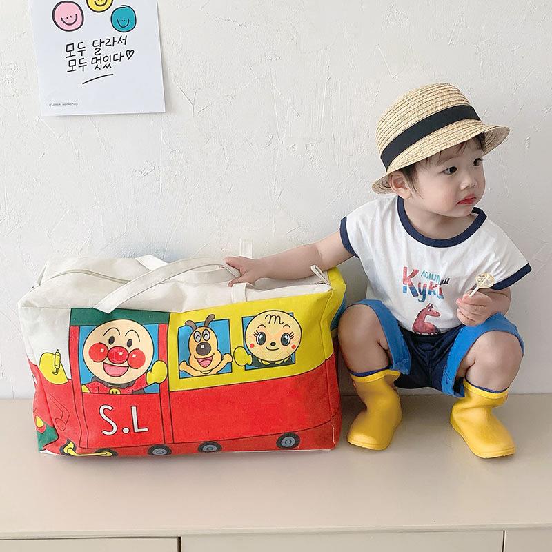 儿园入被子收纳袋便携衣装服行李手提被褥衣物搬家打园包袋陵SRF
