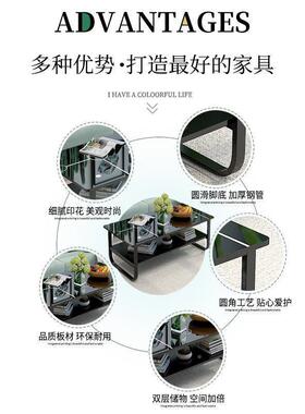 茶几约现代客子厅简创意小桌小户型简易阳台茶茶桌JHI家用台餐桌