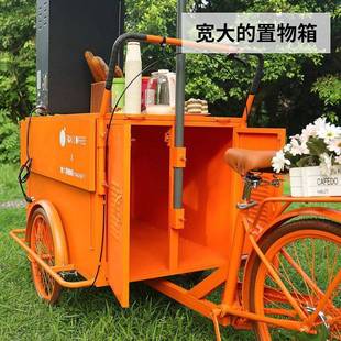 装饰创意展示架LD-85678摆摊用的花场车巡动网红商展销三游轮车移