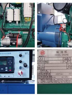 25柴潍0W柴动力油发电机组BC-250GF工地备用发电K机250千瓦发电机