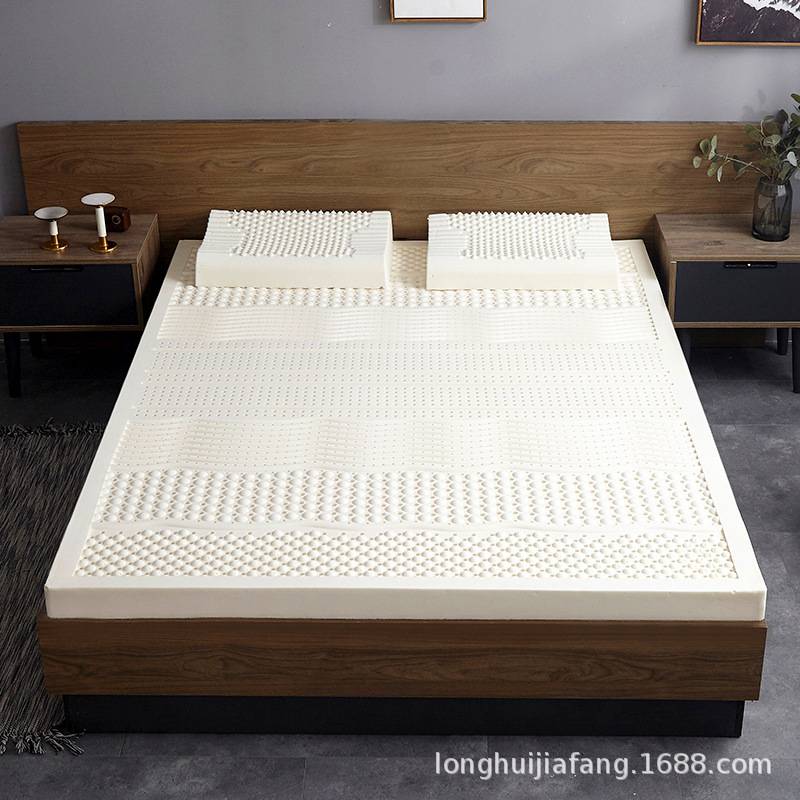 天然乳胶床垫泰国天然橡胶学生宿舍家用软垫折叠1米5榻榻米1米8