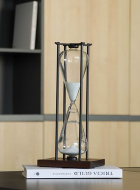 2025新c款沙漏计时器30分60分钟创意复古客厅摆件时间流沙专用漏