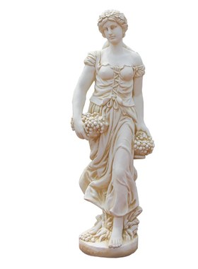 欧式玻璃a钢人物工艺品家居饰品客厅酒店门厅摆件花园四季女神摆