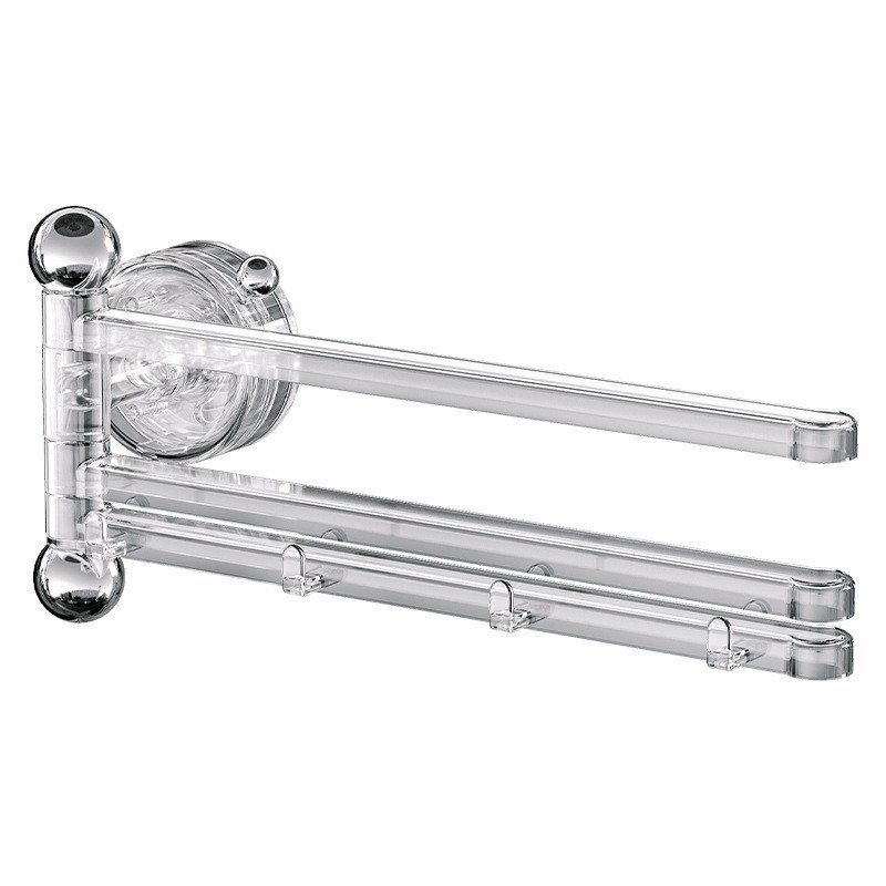 吸盘厨房抹布架旋转m多杆壁挂沥水架置物架水槽海绵挂架水槽沥水