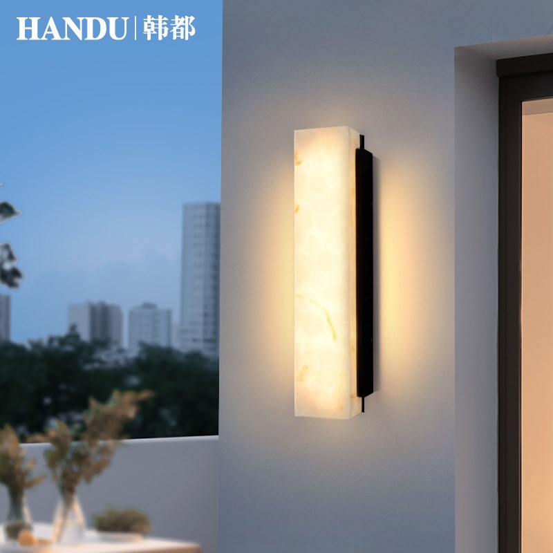 室外壁灯防e水新中式户外壁灯庭院大门壁灯外墙灯别墅门庭门头灯