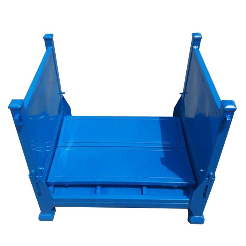 方管焊接储物周转箱折叠堆垛金属集装箱金属运输物流周转箱
