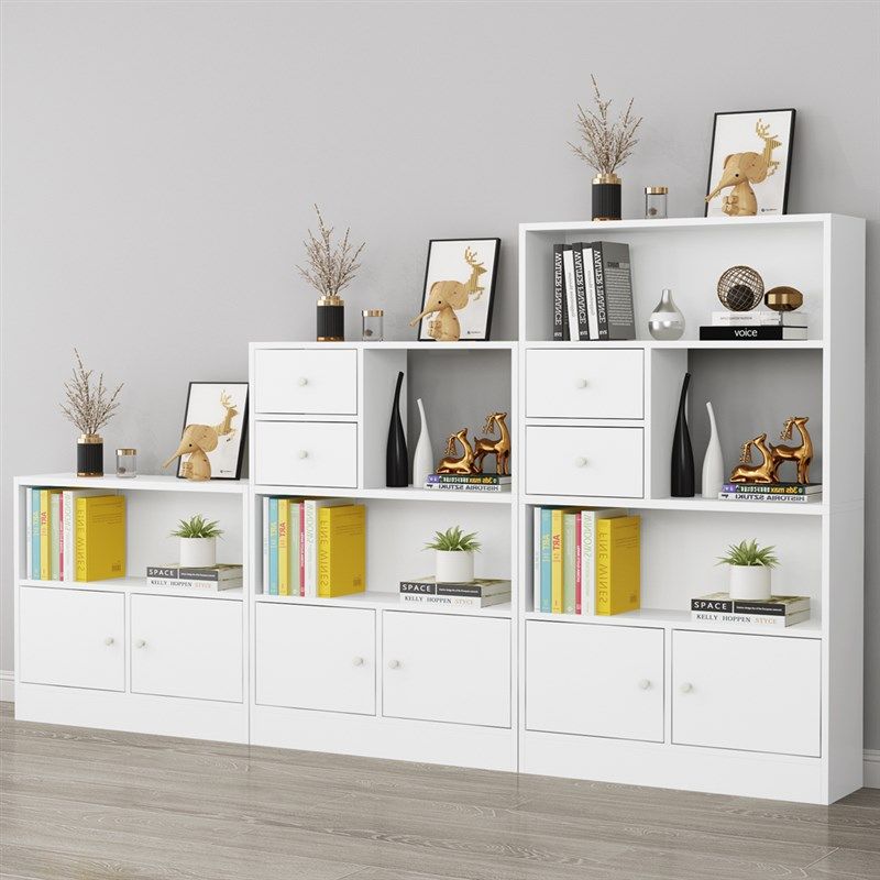 书架书柜落地简约卧室置物架收纳小柜子家用客厅学生储物多层简易,住宅家具,书架,淘宝优惠券,粉丝福利购,淘宝优惠卷