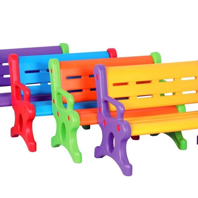 儿童加厚双人椅子凳子幼儿园加长靠椅小区公园休闲塑料靠背椅组合,住宅家具,儿童椅（原婴童）,淘宝优惠券,粉丝福利购,淘宝优惠卷