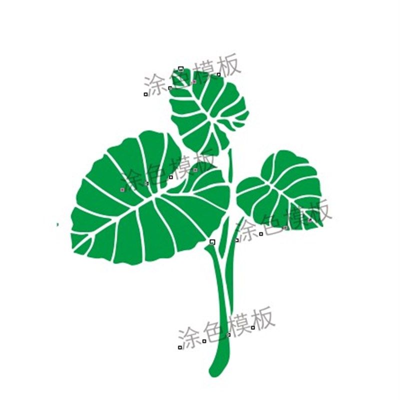 叶片 ins风印花植物创意涂鸦工具DIY镂空画模板墙绘手绘遮蔽板,商业/办公家具,广告牌/标识牌,淘宝优惠券,粉丝福利购,淘宝优惠卷