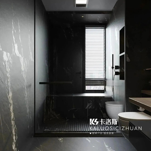 简约轻奢暗黑砂岩瓷砖600x1200通体砖化妆室壁砖酒店大堂商铺防滑