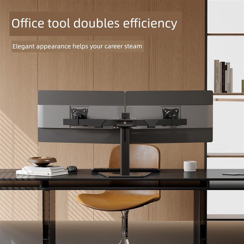 迅旭双屏显示器站立式一对二机械臂二合一电脑高架底座可旋转升降,电脑硬件/显示器/电脑周边,显示器支架,淘宝优惠券,粉丝福利购,淘宝优惠卷