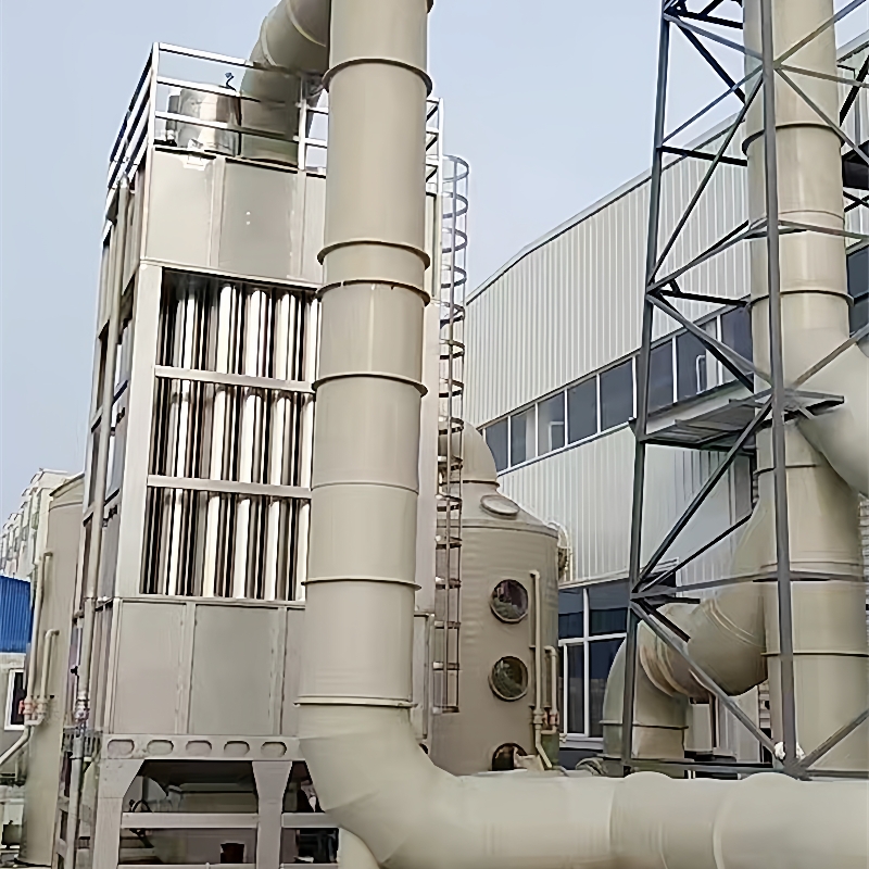 纺织厂沥青搅拌站油烟油雾净化器湿式静电油雾处理系统电捕焦油器