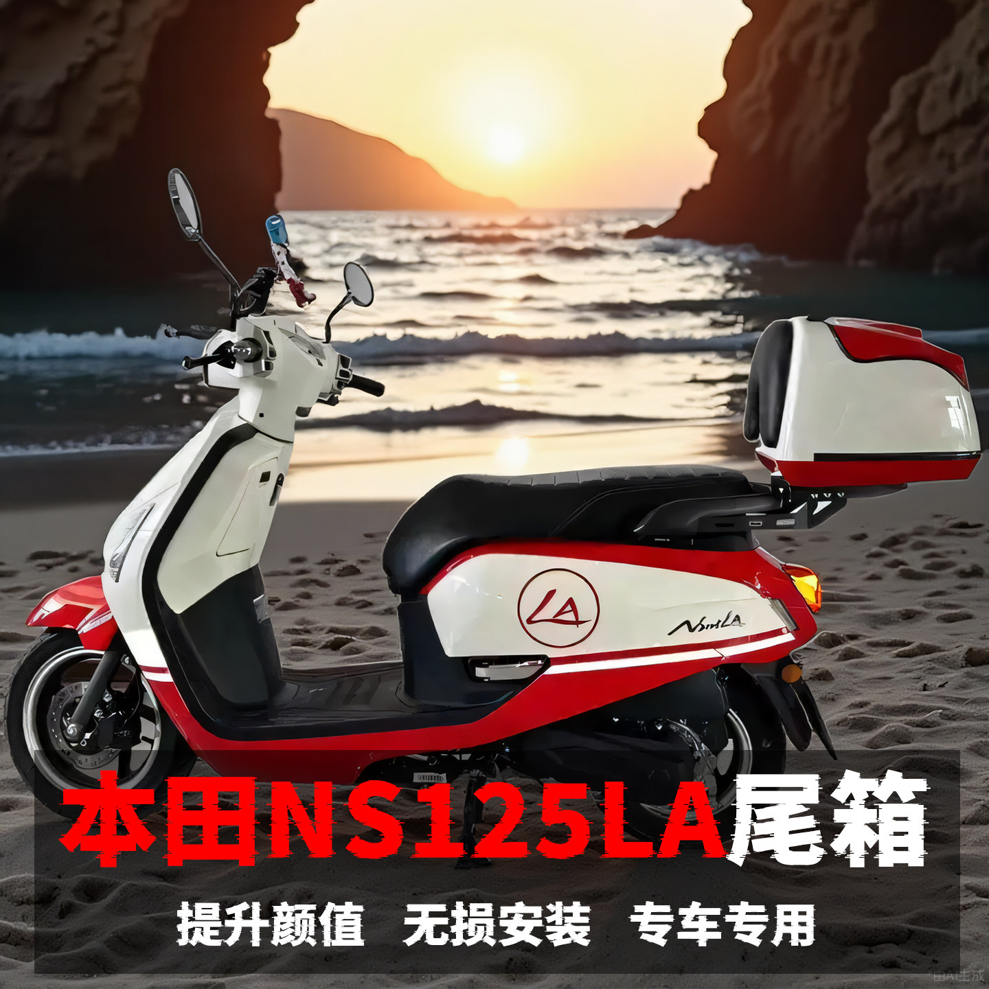 【本田NS125LA】专用尾箱图片