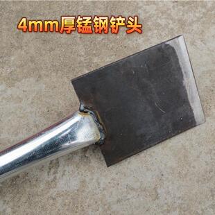 5公分7 12宽铁铲刀钢管金属柄铲子迷你小钢铲水泥加长小号铲