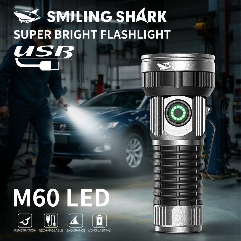 Cross-border new outdoor lighting mini flashlight charging