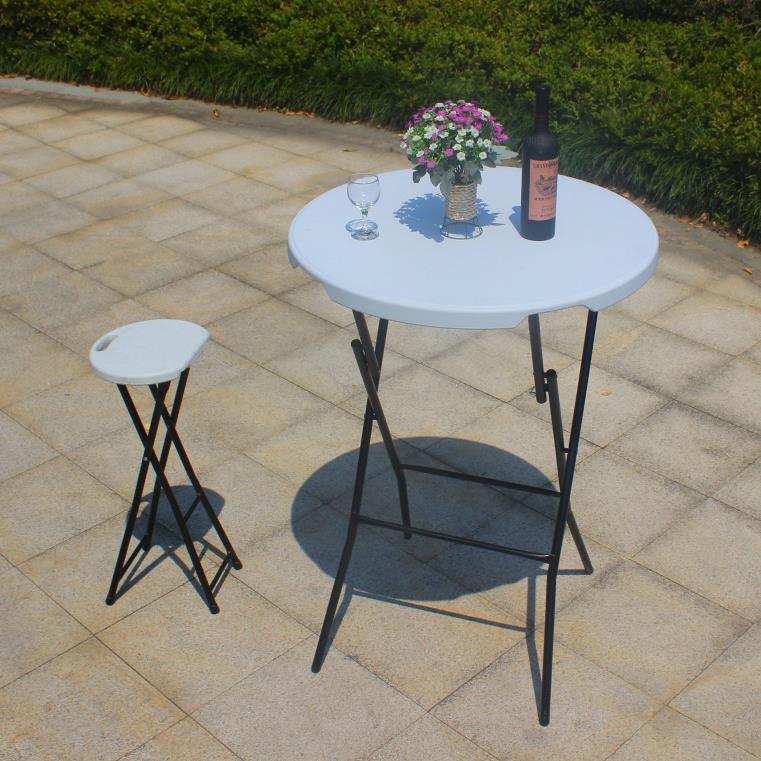 Y95-1供应折叠餐桌家用小圆桌便携式简易吃饭桌洽谈圆桌子户外