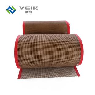 现供应6015网格输带PTFE货耐温耐腐蚀绝送缘抗粘烘干机铁氟龙高传