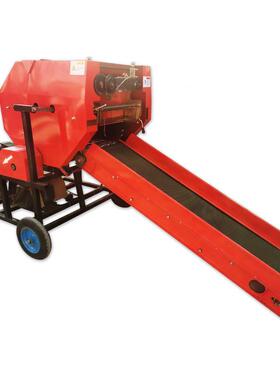 养殖场米秸秆玉打机 三缸包牧草套方捆压块机FUY 玉米小麦秆袋打