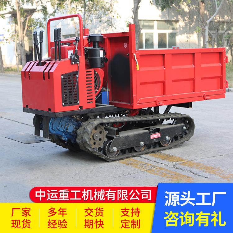 爬坡王运料机小运输带车农817用型果园运输车爬坡运王输履车木材