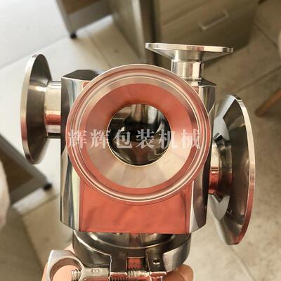 不体锈钢装换向阀 粘PAJ稠液转立式灌装机直推转阀快 快装304膏体